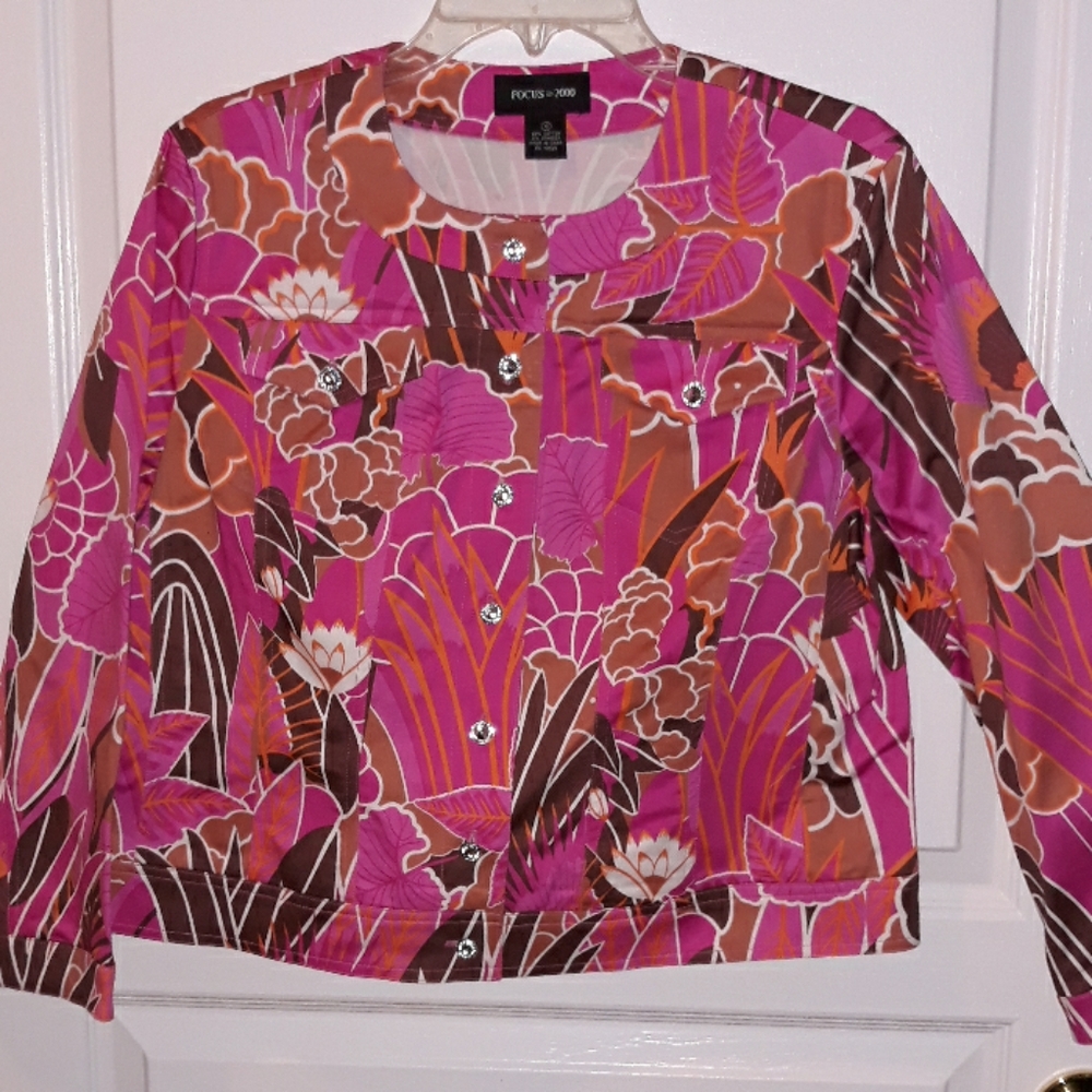 Jacket, Floral Pattern, Spring Fashion - Picture 1 of 3